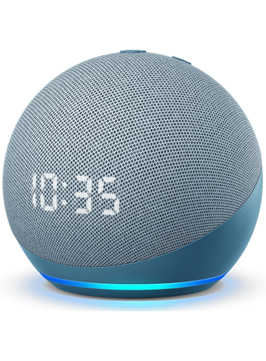 Amazon Echo Dot with Clock